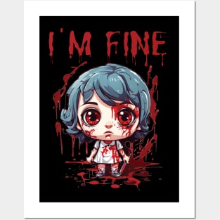 i'm fine Posters and Art